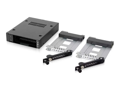 IcyDock 2x6,3cm SATAI-III/SAS HDD&SSD σε 1x3,5" Μεταλλικό Κουτί