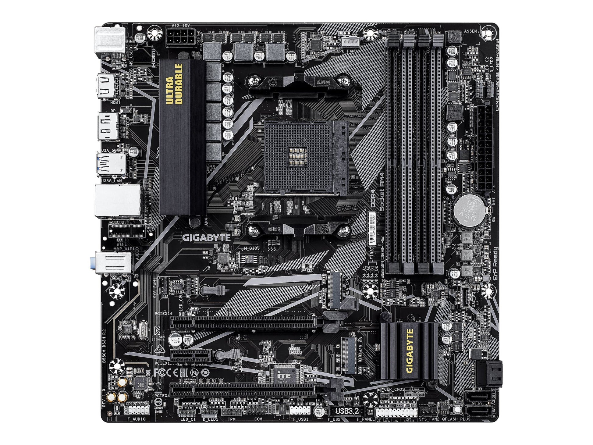 Gigabyte B550M DS3H R2