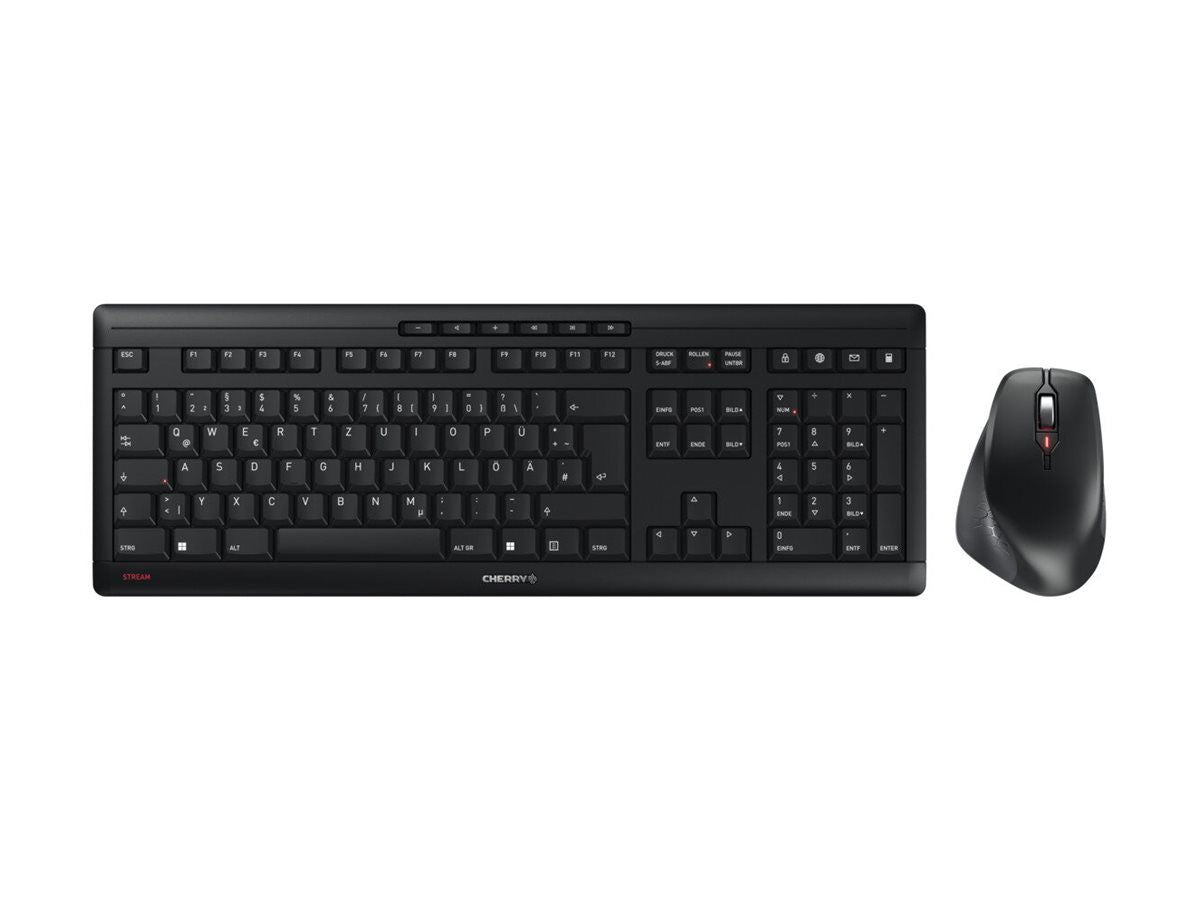 Σετ Γραφείου CHERRY TAS Desktop - Stream Comfort DE-Lay Μαύρο