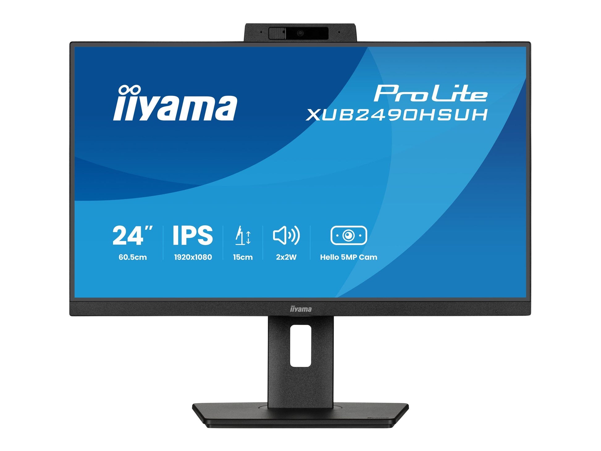 IIYAMA 60.5cm (23,8") XUB2490HSUH-B2 16:9 HDMI+DP WebCam