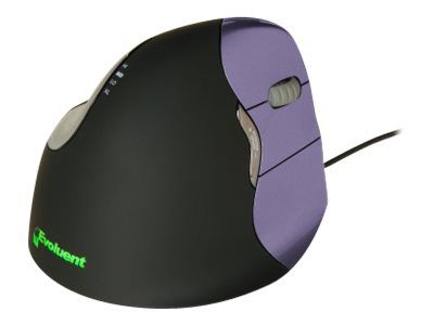 Evoluent VerticalMouse 4 Small Rechts Μπλε/Μωβ