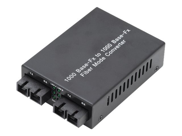 DIGITUS Medienkonverter Gigabit Multimode/Singlemode SC/SC