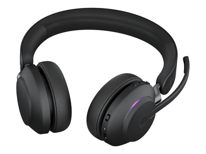 Jabra Evolve2 65 MS Duo Headset με Link 380c