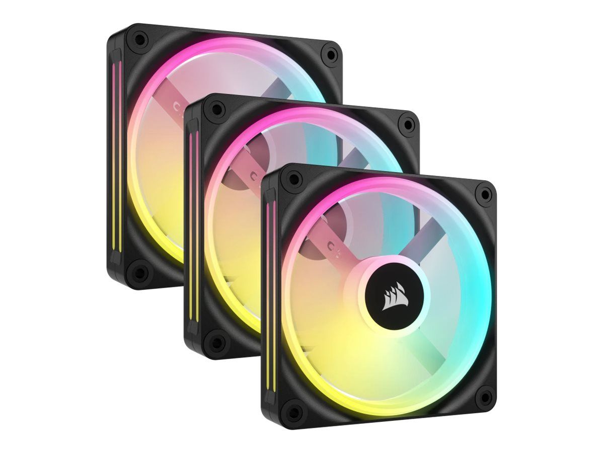 CORSAIR QX120 RGB LED Fan 120x120x25 Triple Pack