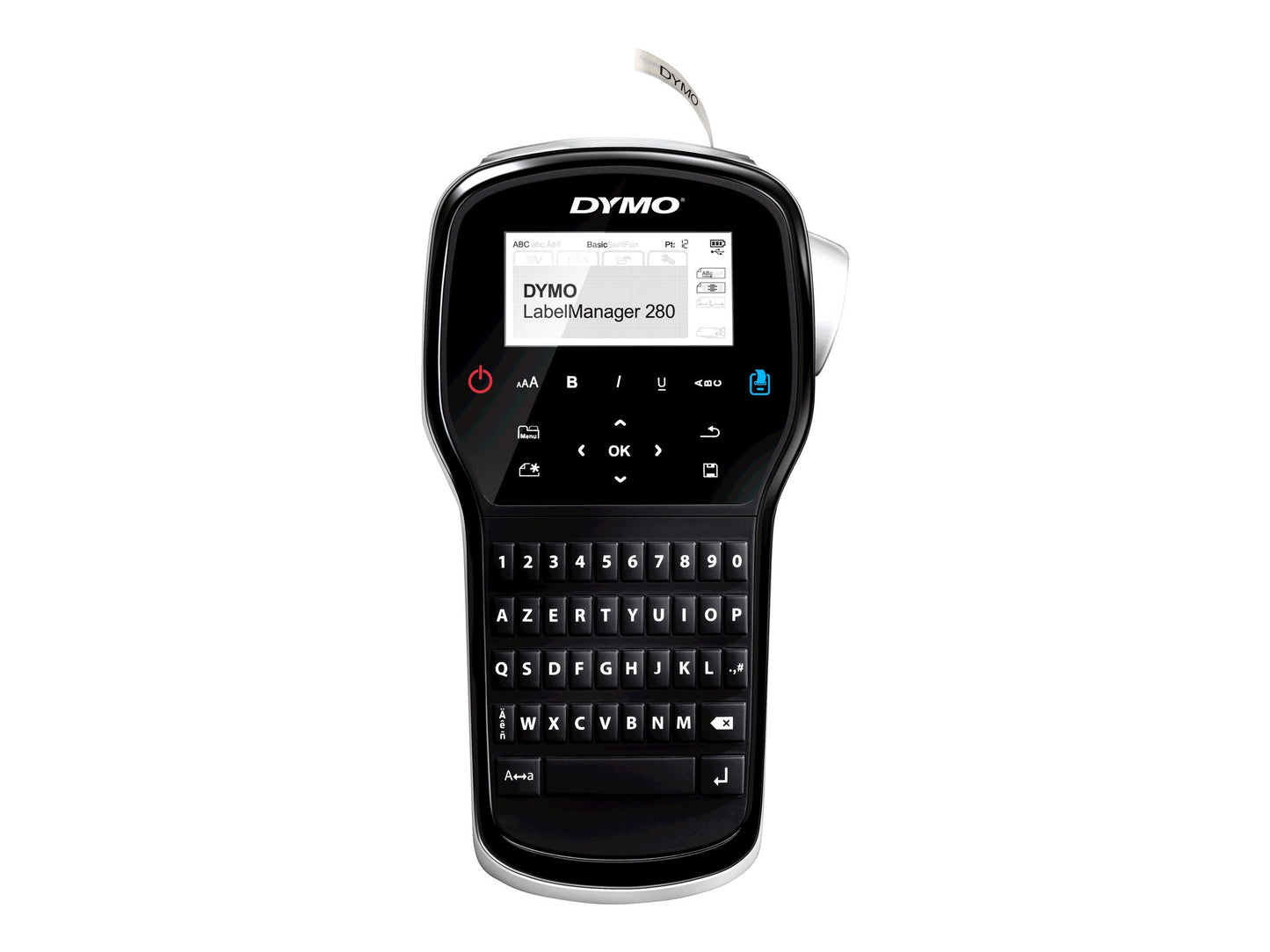 DYMO LabelManager 280 με πρακτική θήκη Soft Case Qwertz