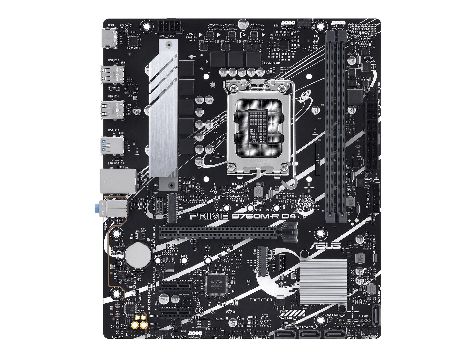 MB ASUS PRO B760M-R D4