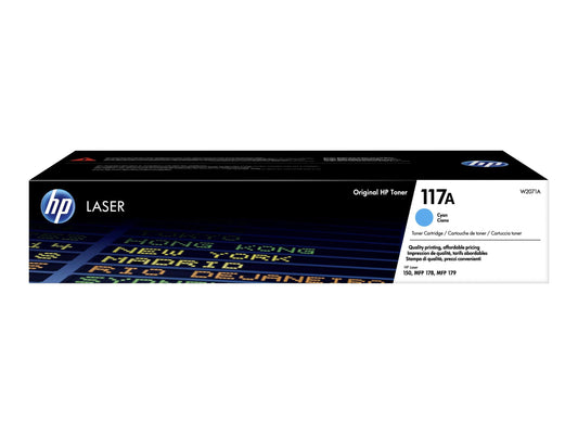 HP 117A Cyan LaserJet Toner Cartridge