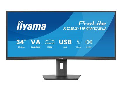 IIYAMA 34" XCB3494WQSU-B1 Curved Monitor