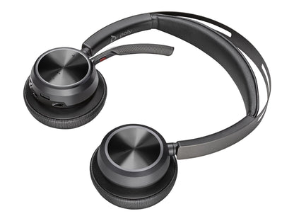 HP Poly Voyager Focus 2 USB-C Headset + USB-C/A Adapter