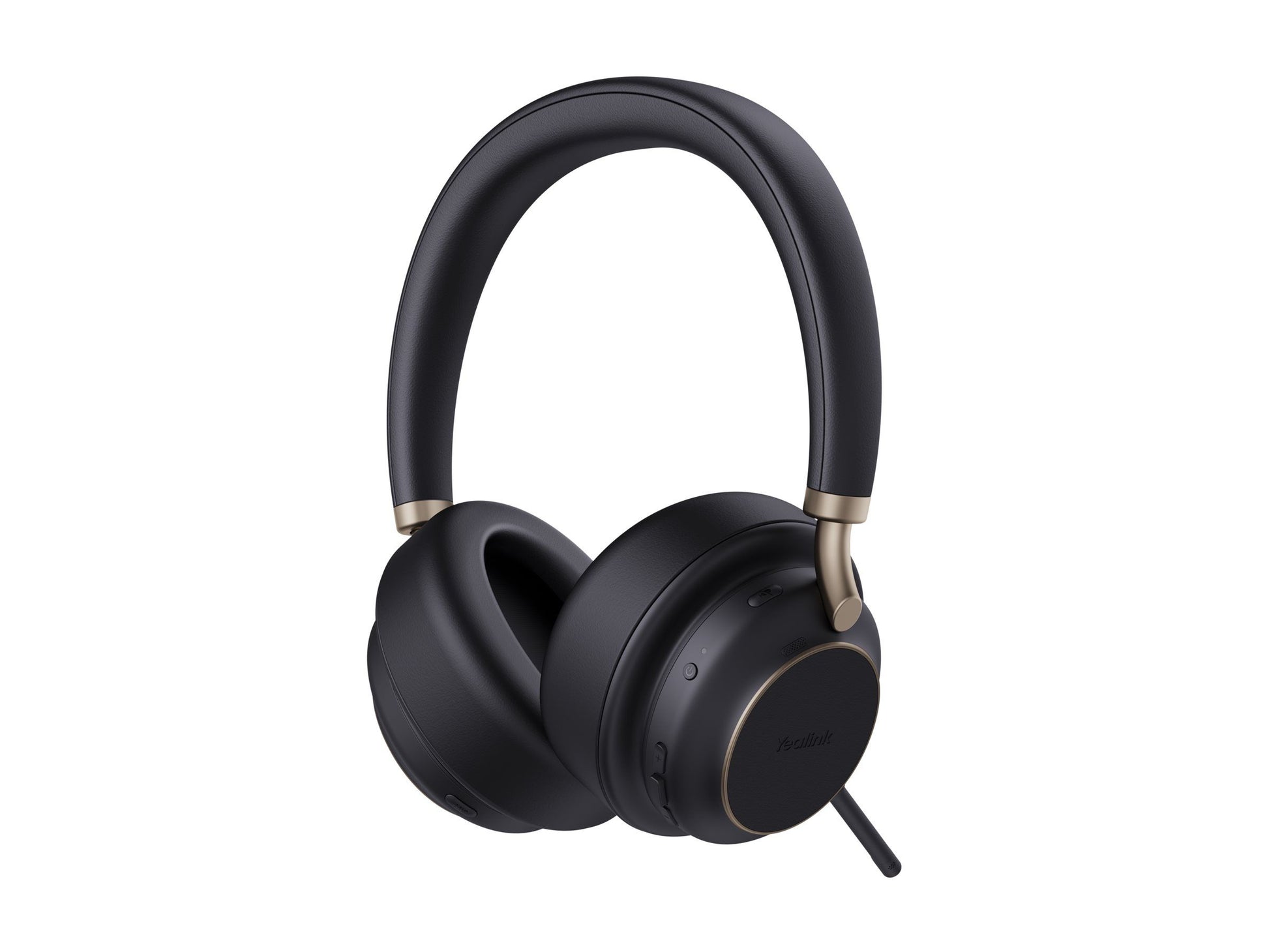 Yealink Bluetooth Ακουστικά BH76 Plus Teams Μαύρα USB-C/A