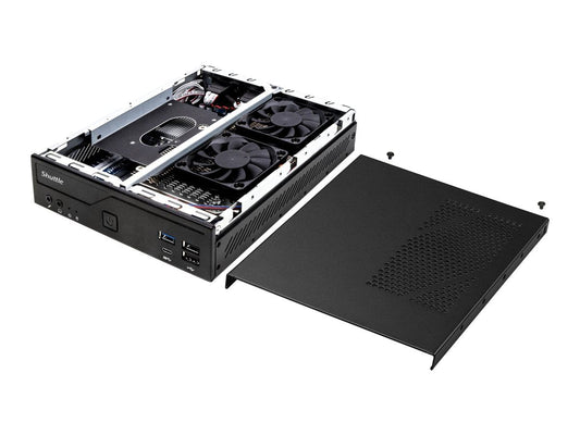 Shuttle Barebone Slim DH610 Intel SO-DDR4 Μαύρο