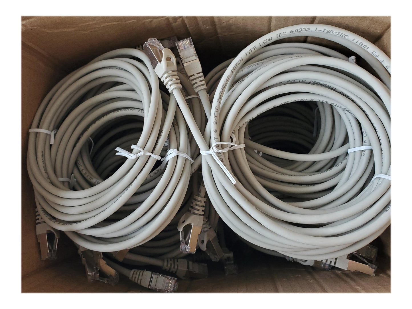 Equip Patchkabel Cat6 34x/set S/FTP 2xRJ45 2.00m gr LSZH