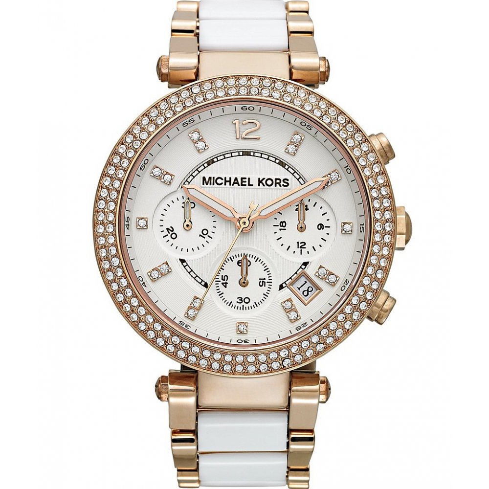 Watch Michael Kors Women MK5774 (39MM) Rose Gold-White