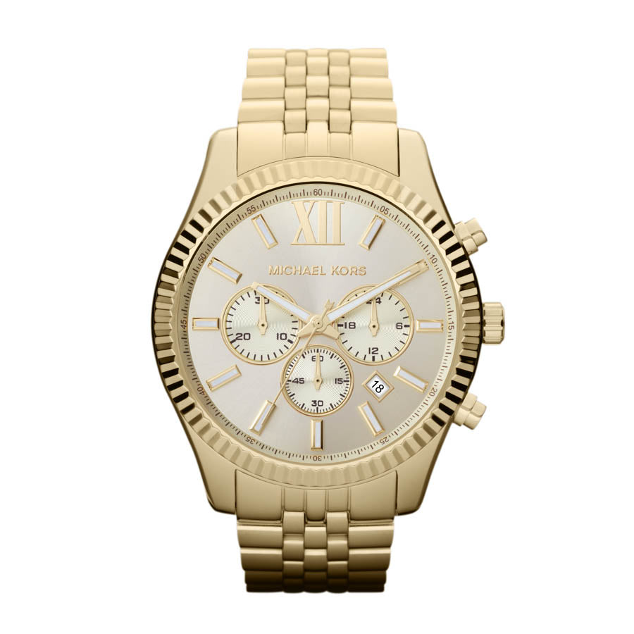 Watch Michael Kors Man MK8281 (45MM) Gold
