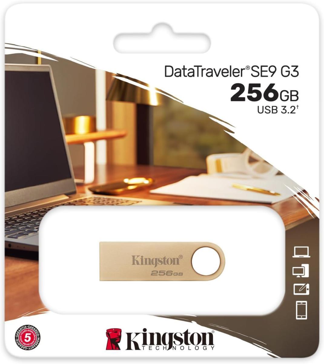 Kingston USB-A 3.2 Pendrive 256GB DTSE9G3/256GB Gold