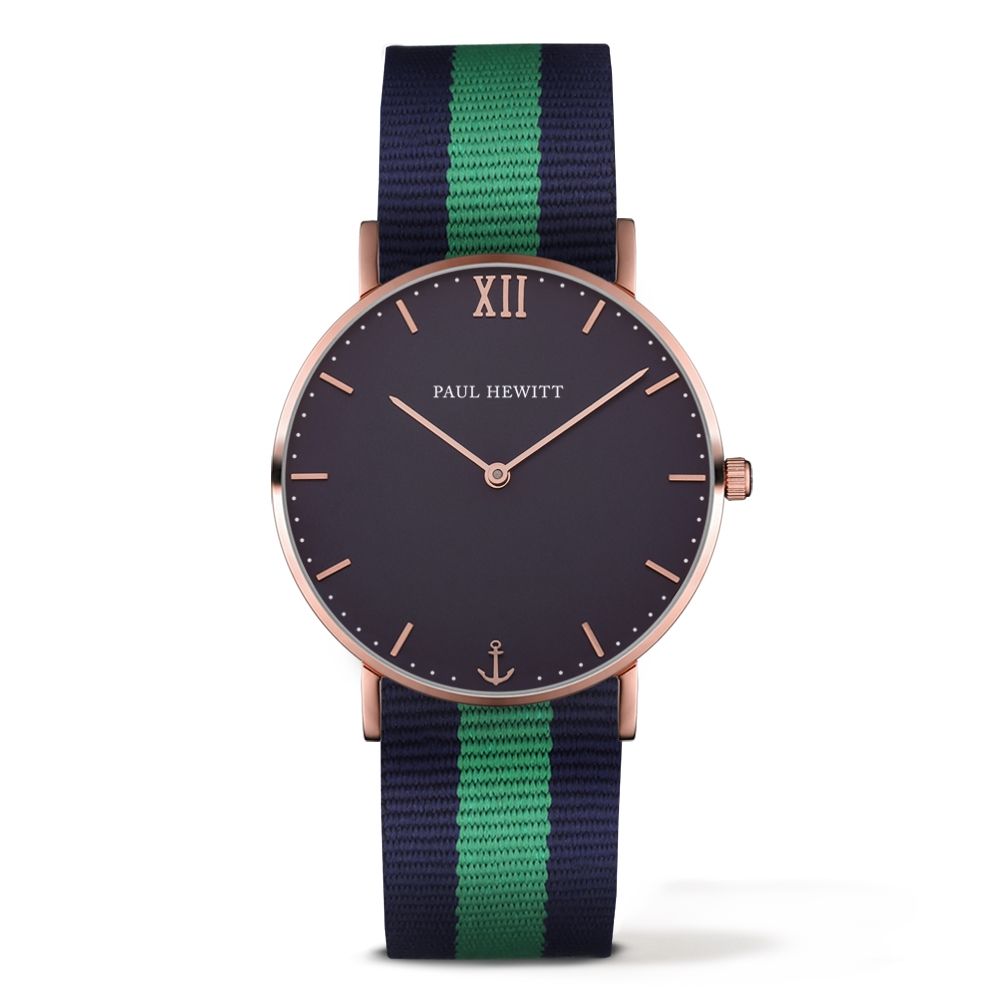 Watch Paul Hewitt Unisex PH-SARSTBNG20 (39MM) Blue Green