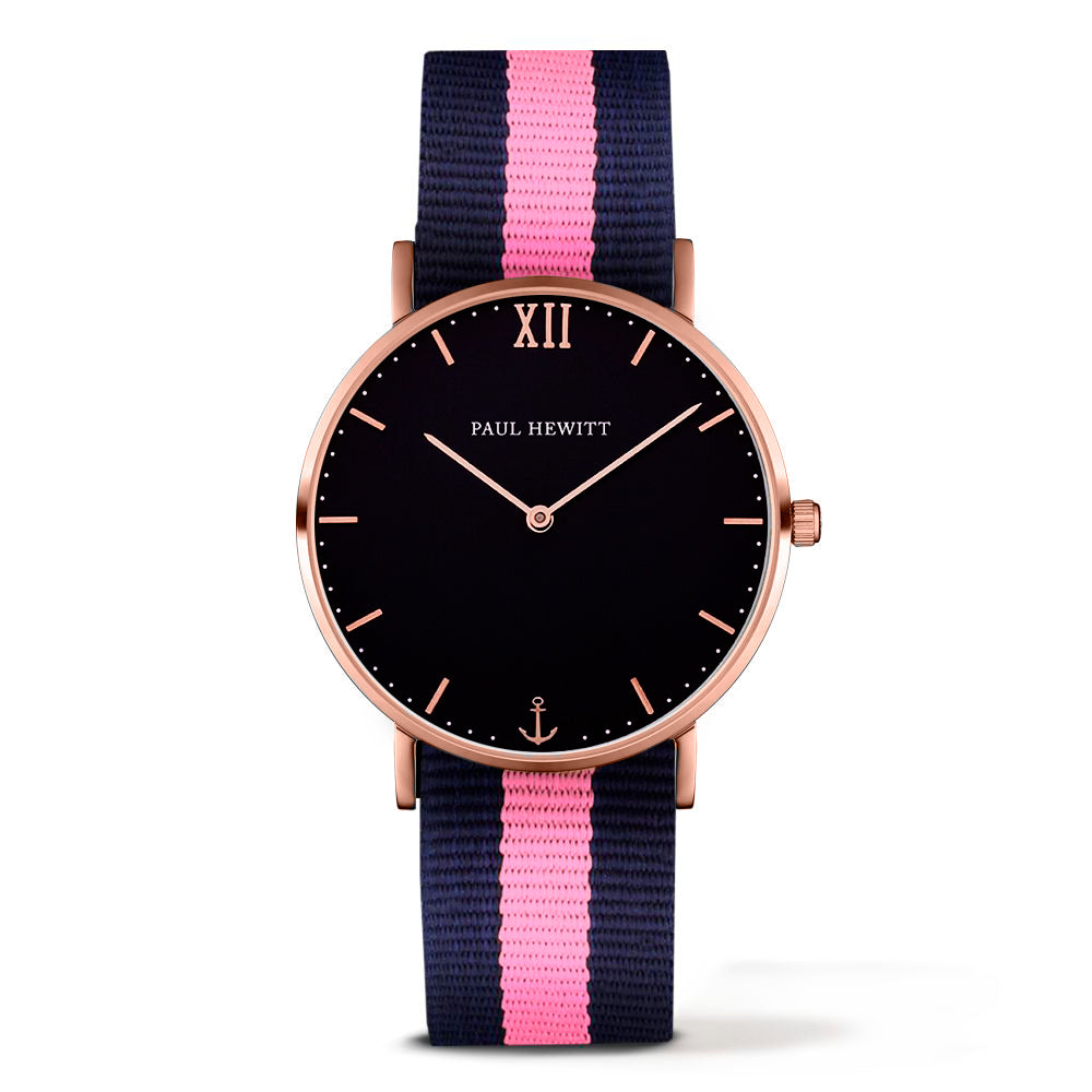 Watch Paul Hewitt Unisex PSARSTBNLP20S (39MM) Blue Pink
