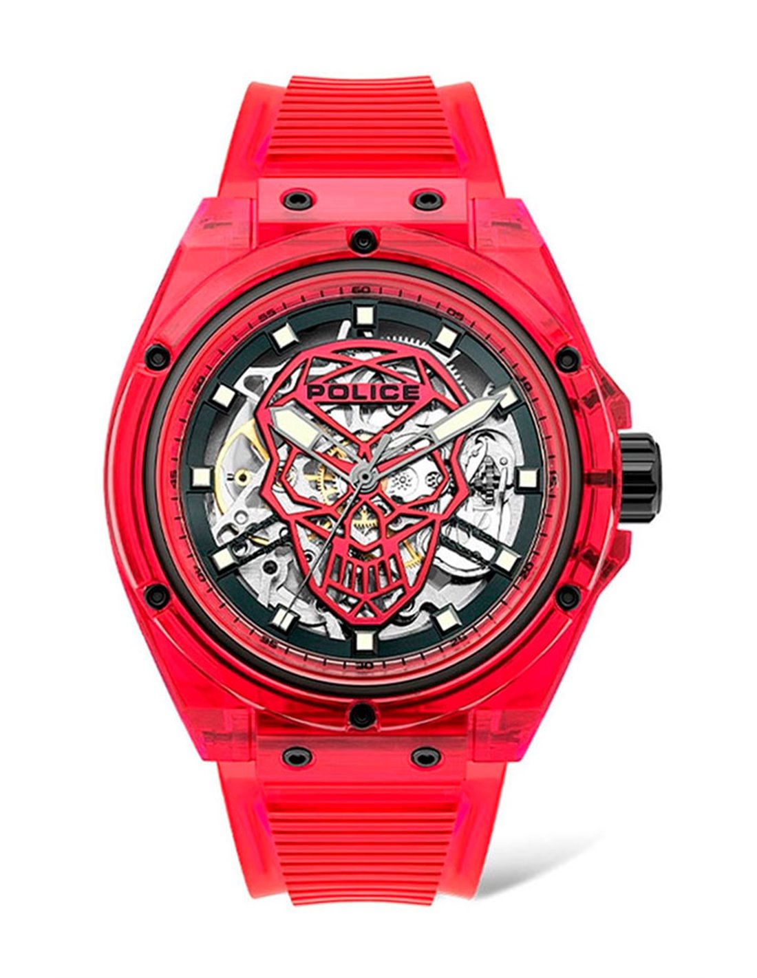 Watch Police Man PL15924JPR16P (44MM) Red