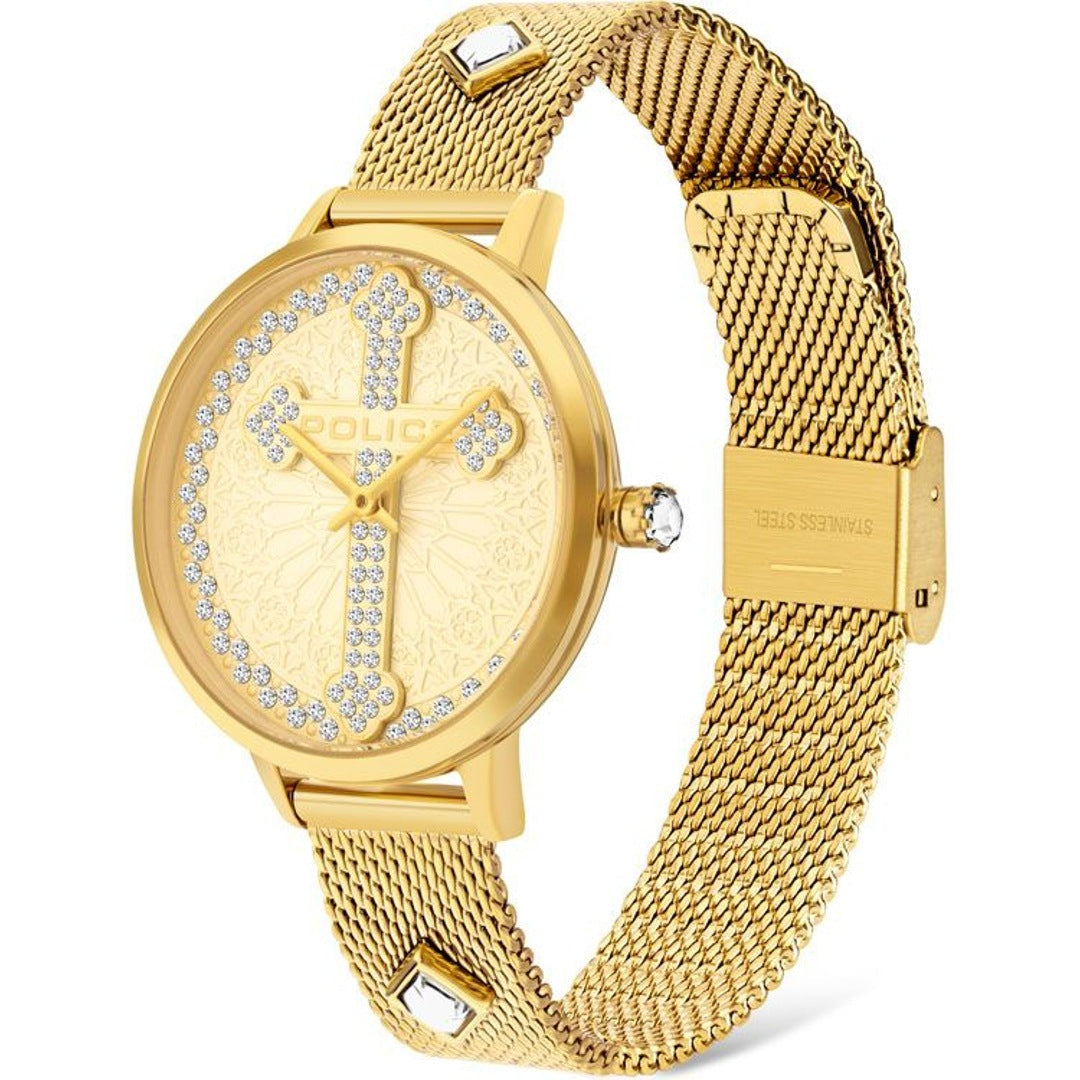 Watch Police Women PL16031MSG22M (36MM) Golden