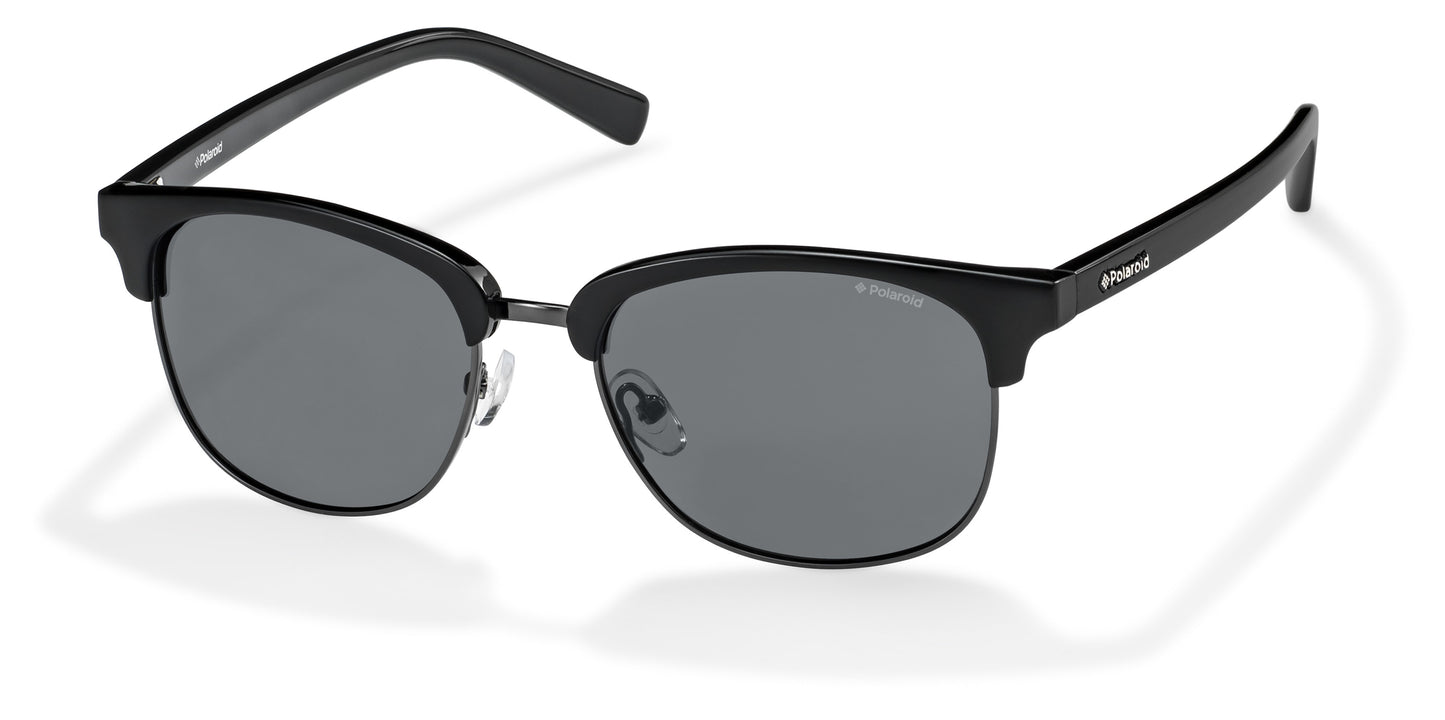 Polaroid Men's Sunglasses PLD1012SCVLY2 with Metal Frame, Black Color, Lens/Bridge/Temple Dimensions 54/18/145 mm