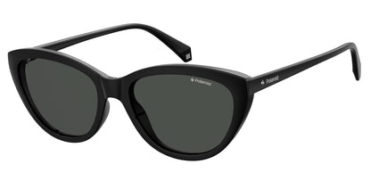 Polaroid Women's Sunglasses PLD4080S807M9 with 55/18/145 mm Lens, Bridge, and Temple Measurements
