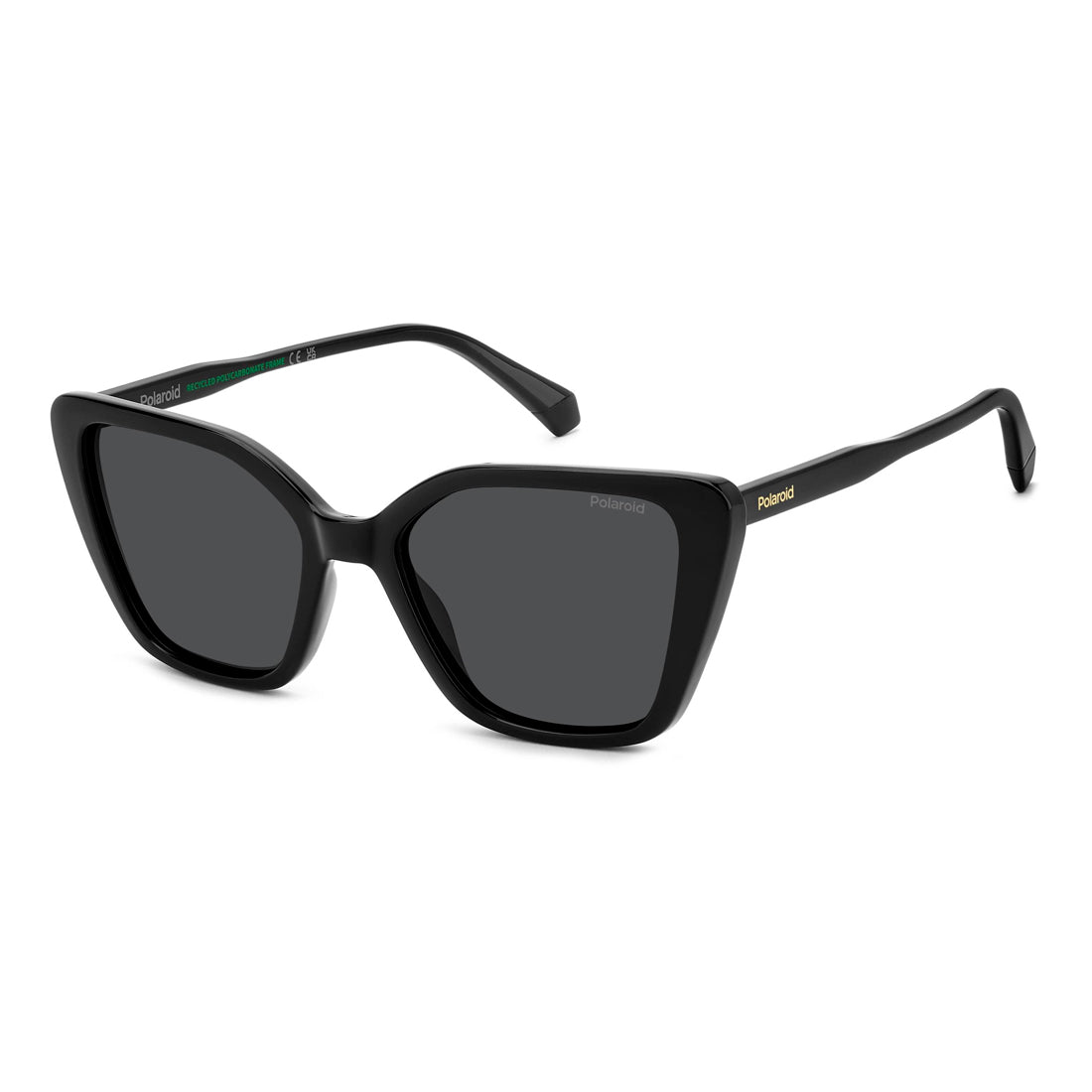 Polaroid Women’s Sunglasses PLD4189S807 with Lens 53mm, Bridge 18mm, Temple 140mm - Black Polycarbonate Frame, 100% UV400 Polarized Lenses