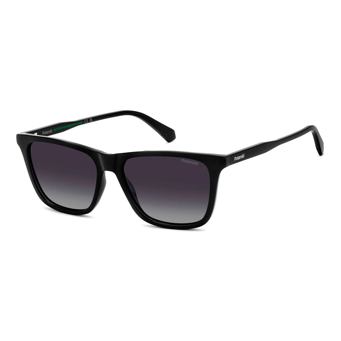 Polaroid Men's Sunglasses PLD4190S807 with Polycarbonate Frame and Gradient Grey Lenses, Size 56/16/145 mm