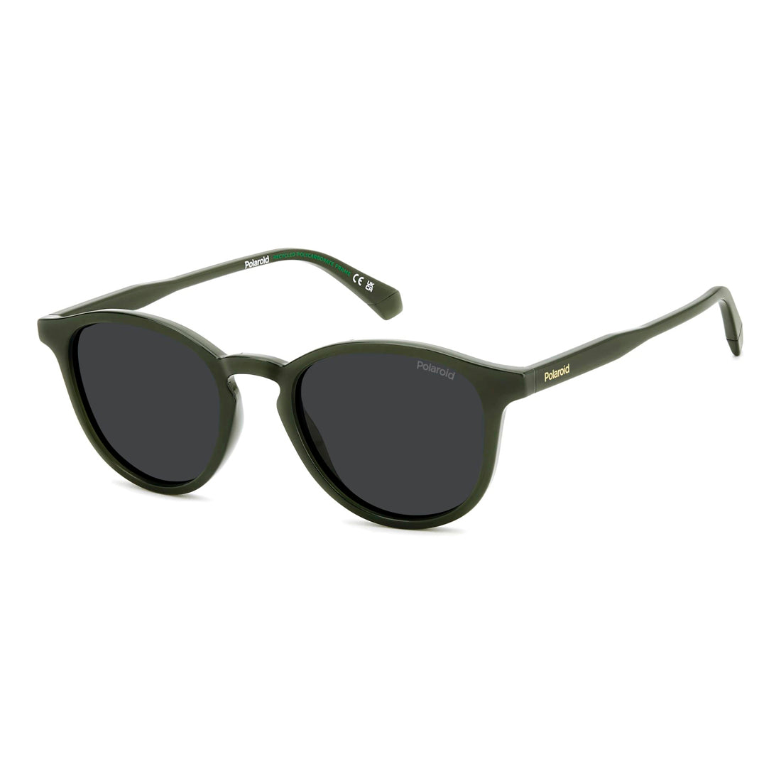 Polaroid Men's Sunglasses PLD4191S4C3 with Polycarbonate Frame, Green Color Lens, 51mm Lens Width, 20mm Bridge, 145mm Temple Length, Polarized UV400 Protection