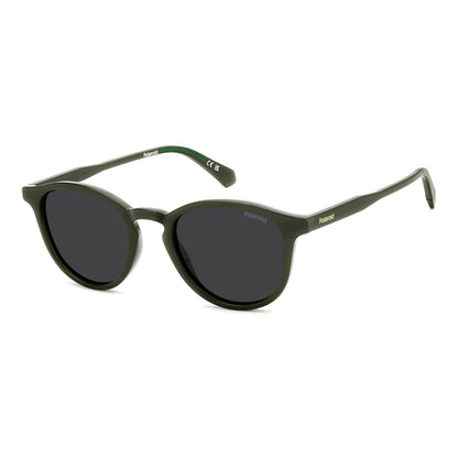 Polaroid Men's Sunglasses PLD4191S4C3 with Polycarbonate Frame, Green Color Lens, 51mm Lens Width, 20mm Bridge, 145mm Temple Length, Polarized UV400 Protection