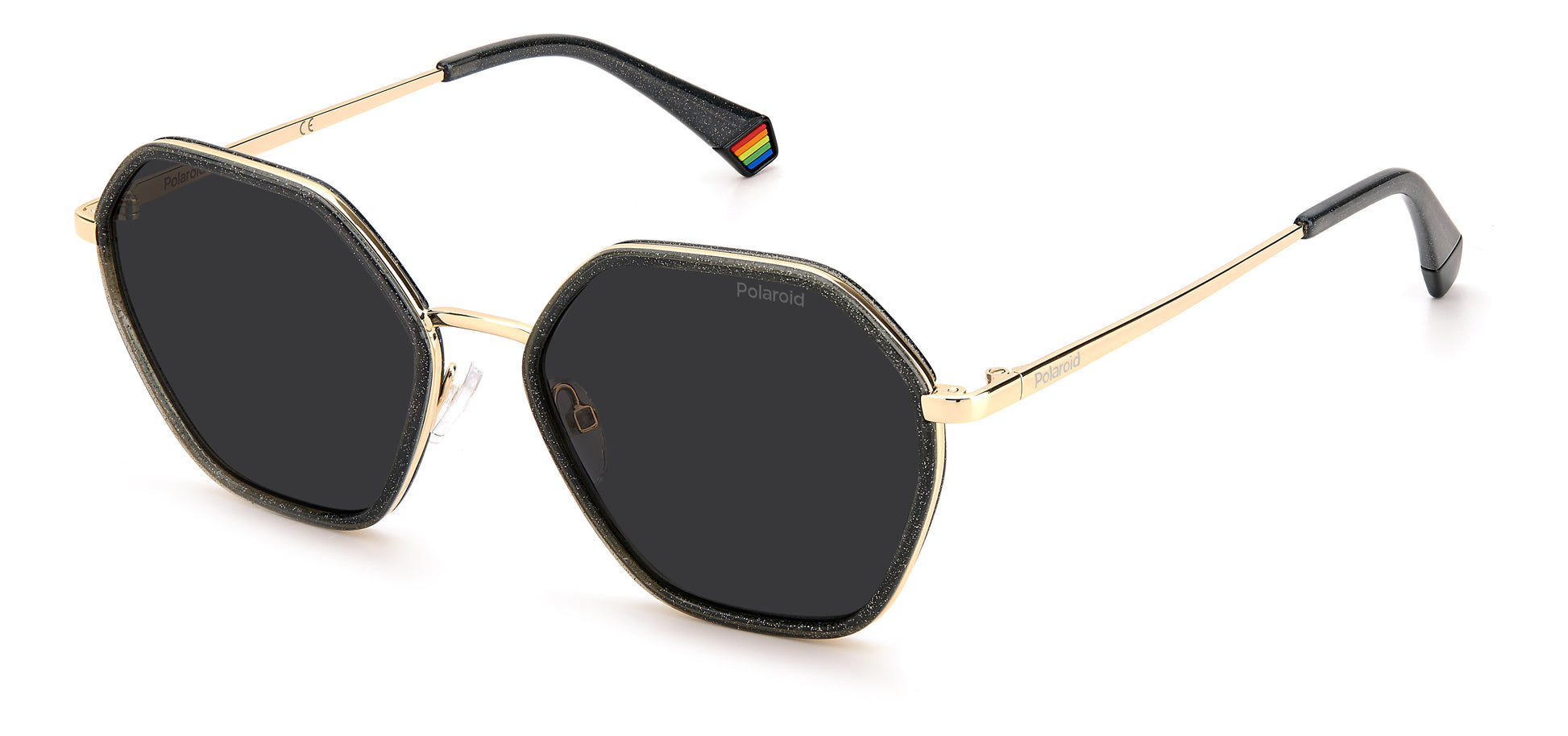 Polaroid Women's Sunglasses PLD6147SXKB7M (Lens/Bridge/Temple) 56/18/145 mm, Grey Plastic Frame