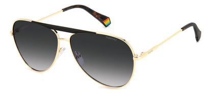 Polaroid Unisex Sunglasses PLD6200SXRHLG with 61/17/145 mm Lens, Bridge, and Temple Dimensions