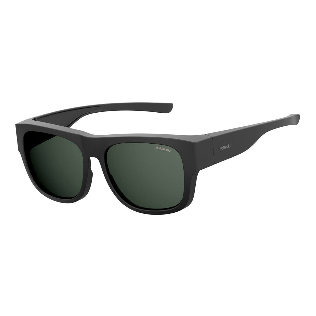Polaroid Ancillaries Unisex Sunglasses PLD9010S003 with Polycarbonate Lenses and Frame, Black, Measurements for Lens/Bridge/Temple as per Reference Sheet in Mm