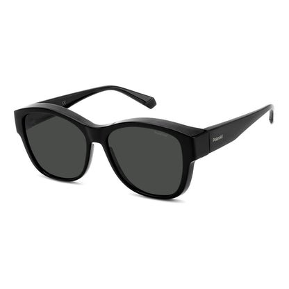 Polaroid Ancillaries Unisex Sunglasses PLD9019S08A with Polycarbonate Lenses - Black, Adjustable Lens/Bridge/Temple Dimensions