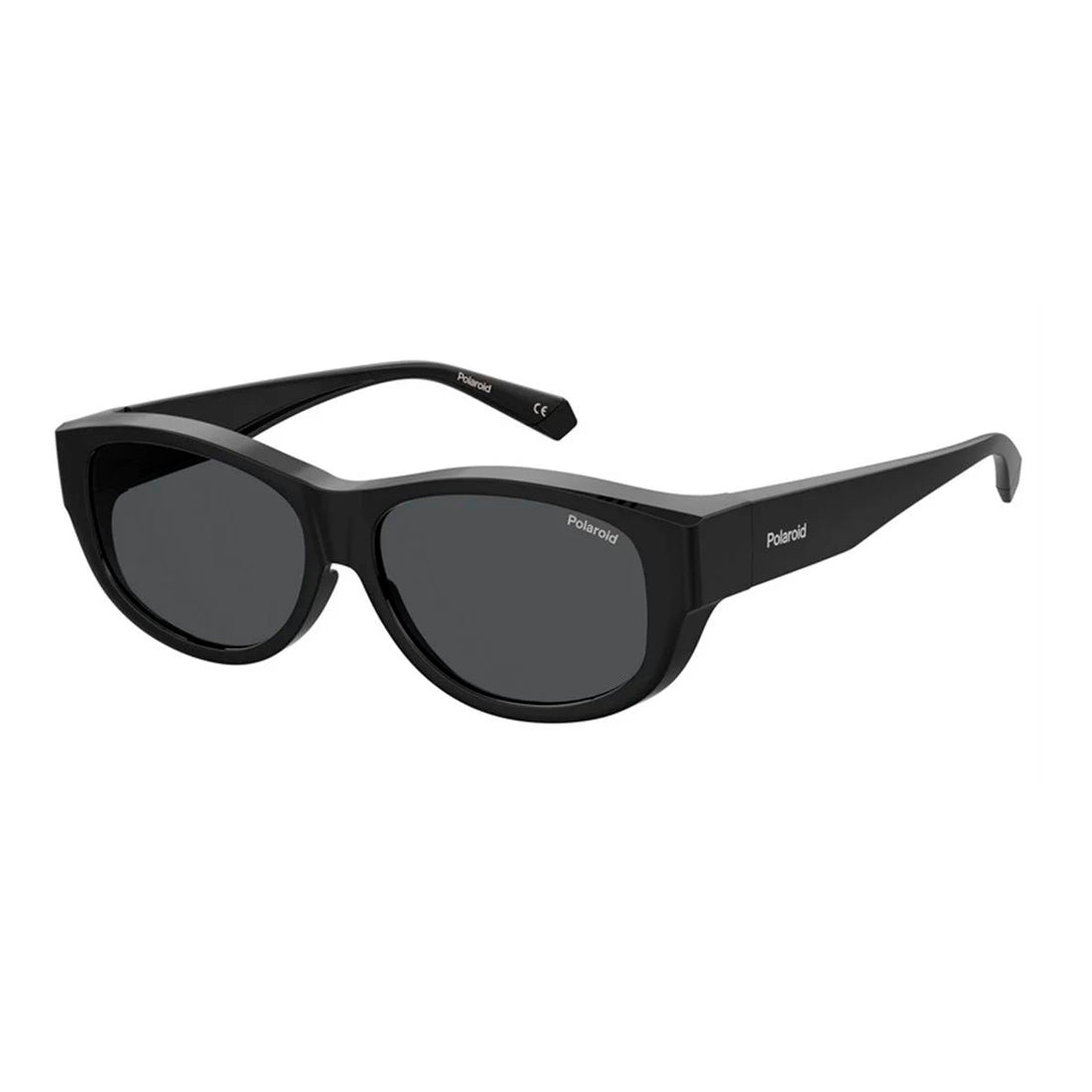 Polaroid Ancillaries Unisex Sunglasses PLD9020S08A with Polycarbonate Lenses, Bridge and Temples in Black, Dimensions from Linesheet Data (Lens/Bridge/Temple)