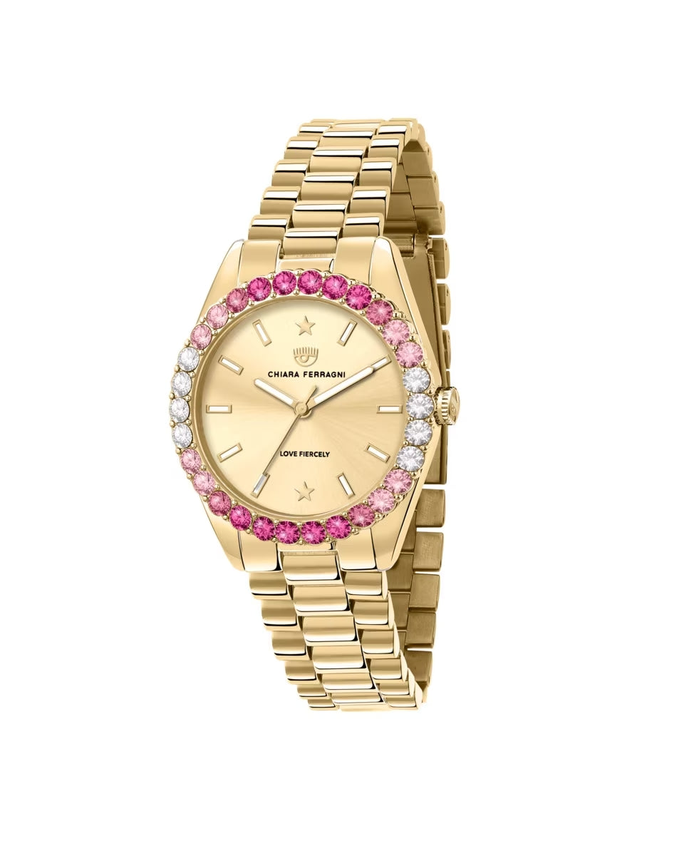 Watch Chiara Ferragni Women R1953100501 (34MM) Golden