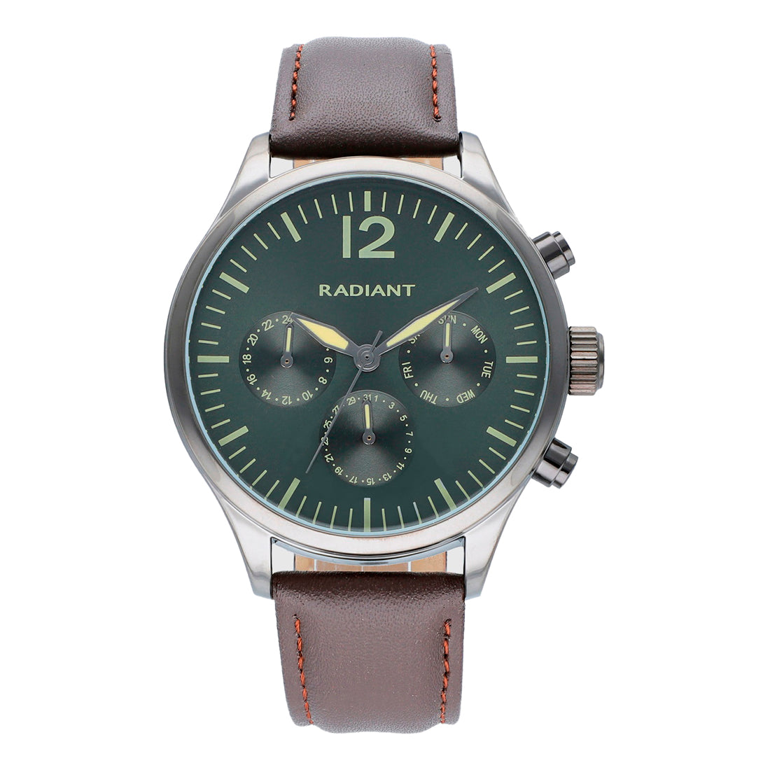 Radiant Man RA641702 Watch (43mm) Brown Leather Strap