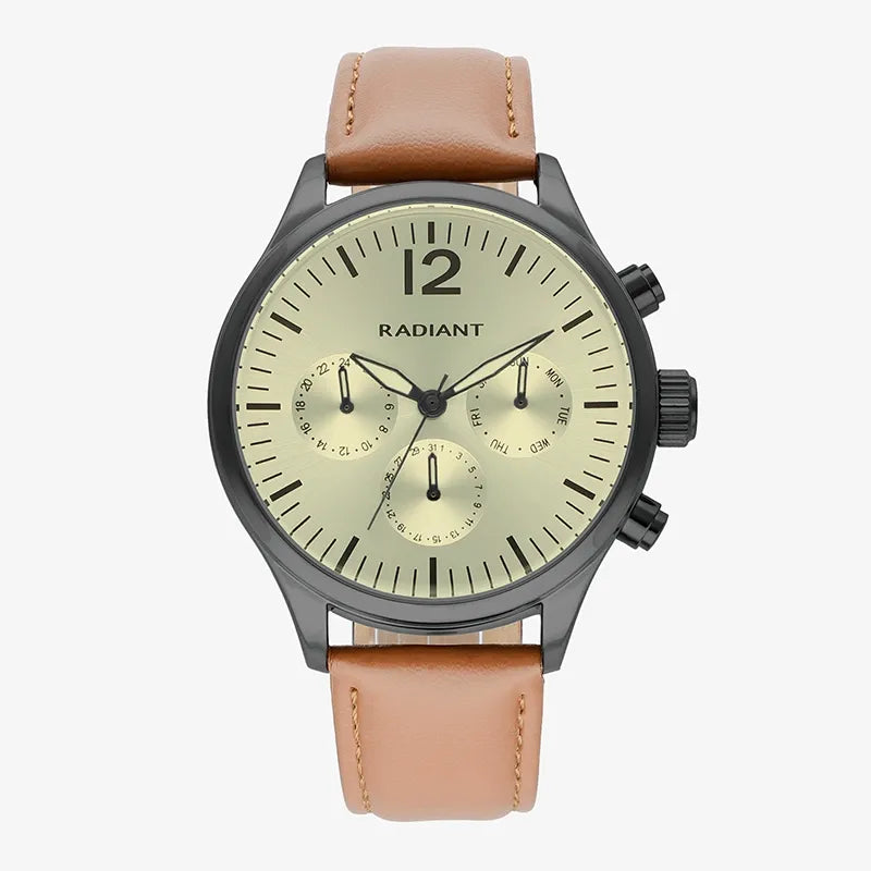 Radiant Man RA641704 Watch (43mm) Brown Leather Strap