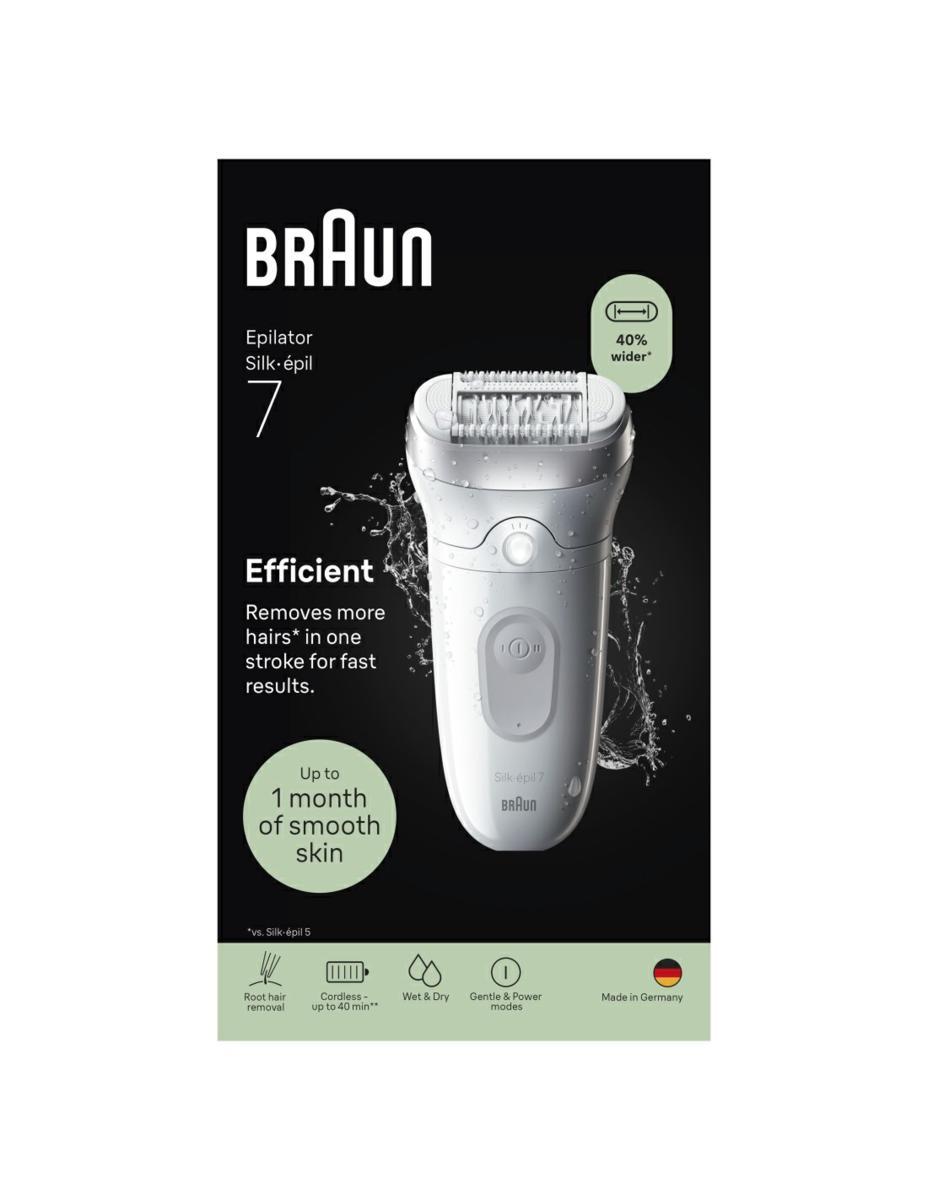 Braun Silk-épil 7 SE7000 Electric Epilator, Silver