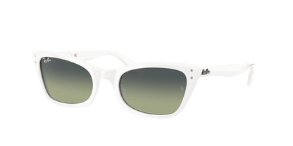 Ray-Ban Women's Sunglasses RB2299975BH52 with Acetate Frame, White Color, Lens Size 52mm, Bridge 21mm, Temple 145mm