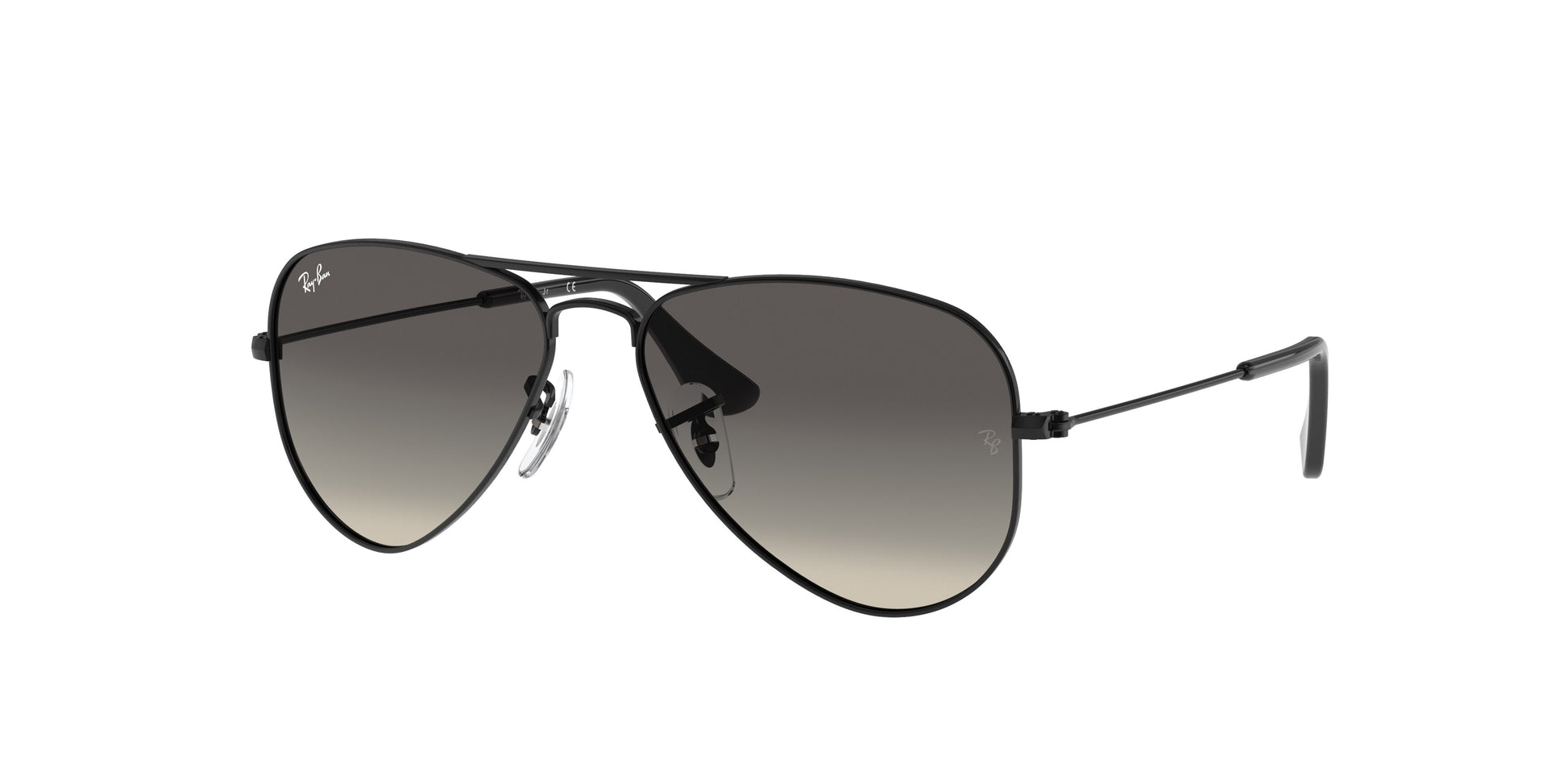 Ray-Ban RJ9506S Children's Sunglasses Black Metal Frame Brown Lenses 50/13/120 mm