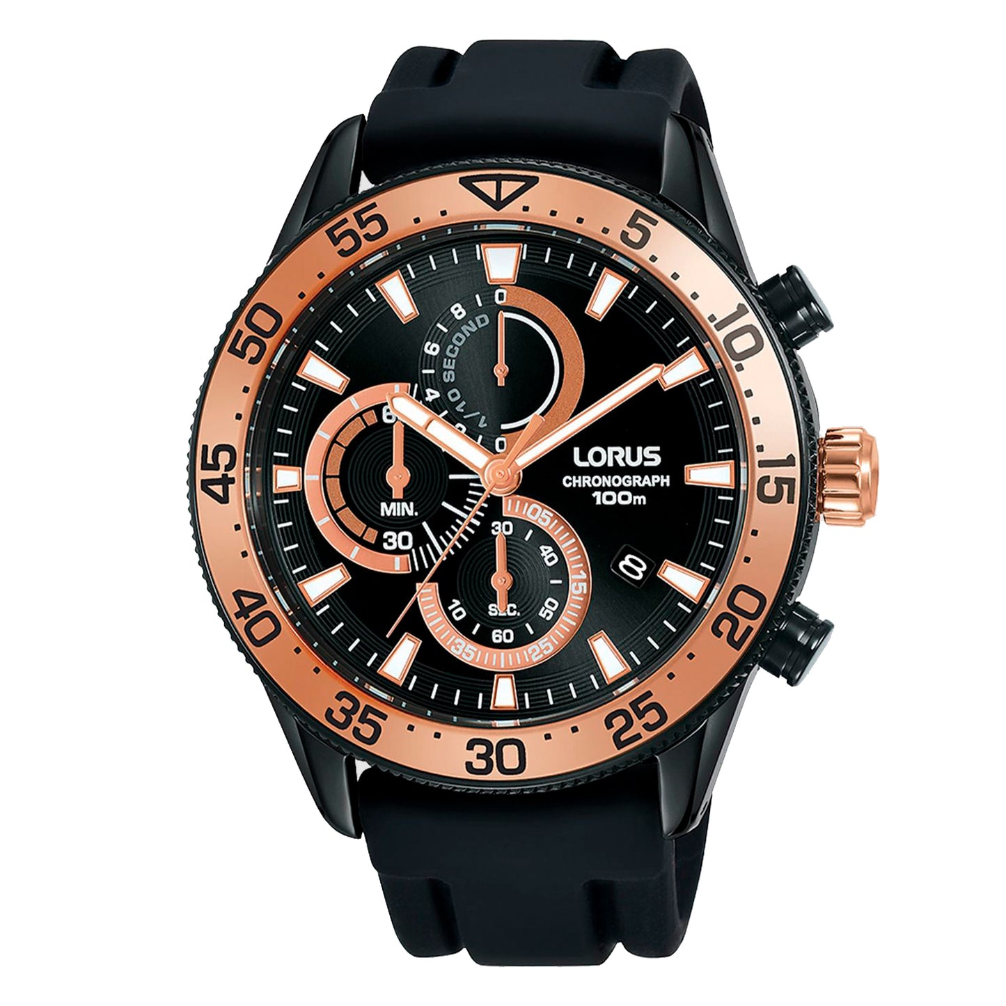 Lorus Men's Quartz RM339FX9 (43mm) Black
