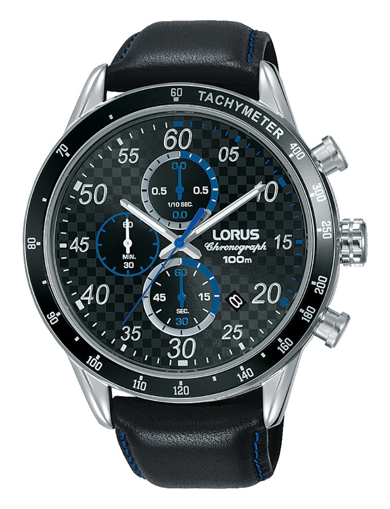 Lorus Men's Quartz Watch RM341EX9 (45mm) Black