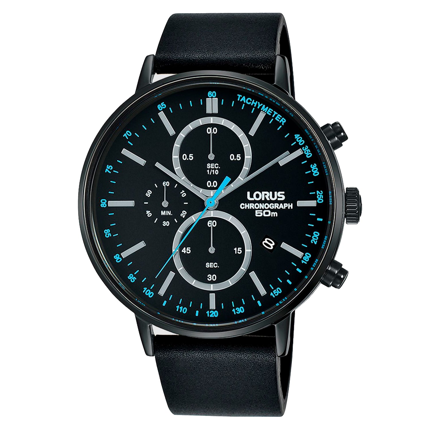 Lorus Men's Quartz Watch RM363FX9 (43MM) Black