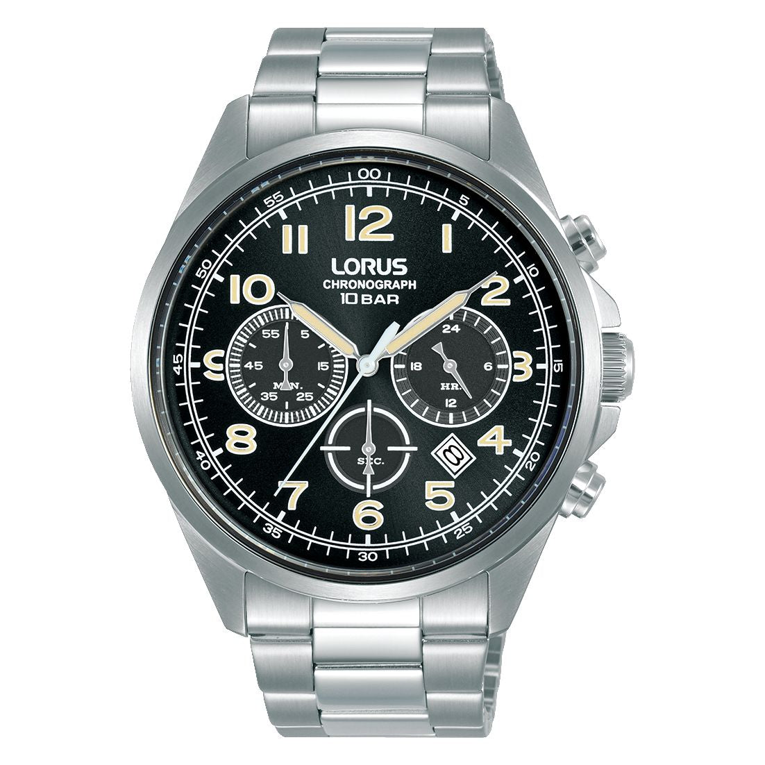 Lorus Men's Quartz Watch RT303KX9 (43mm) Gray