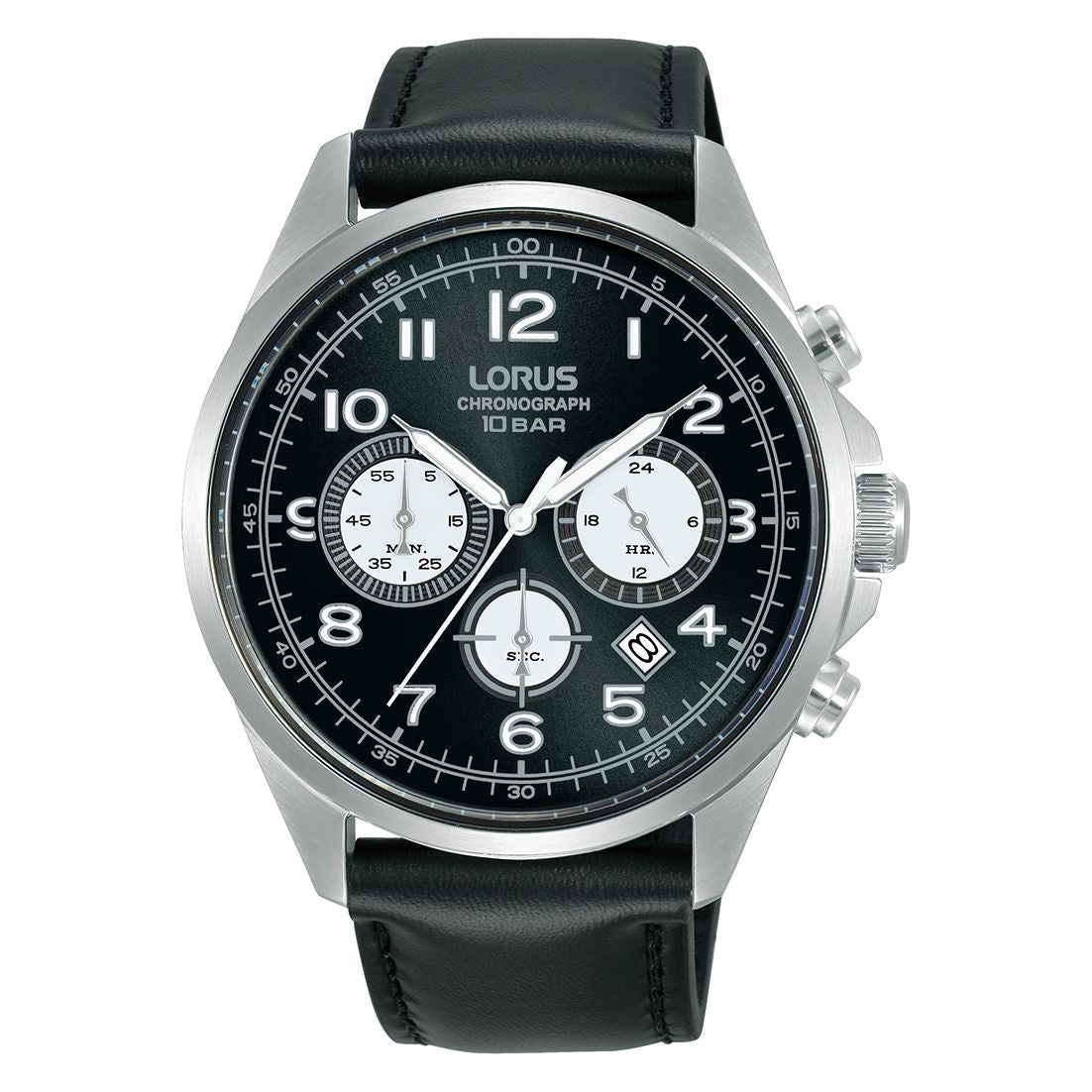 Lorus Men's Quartz RT311KX9 Watch (43MM) Black