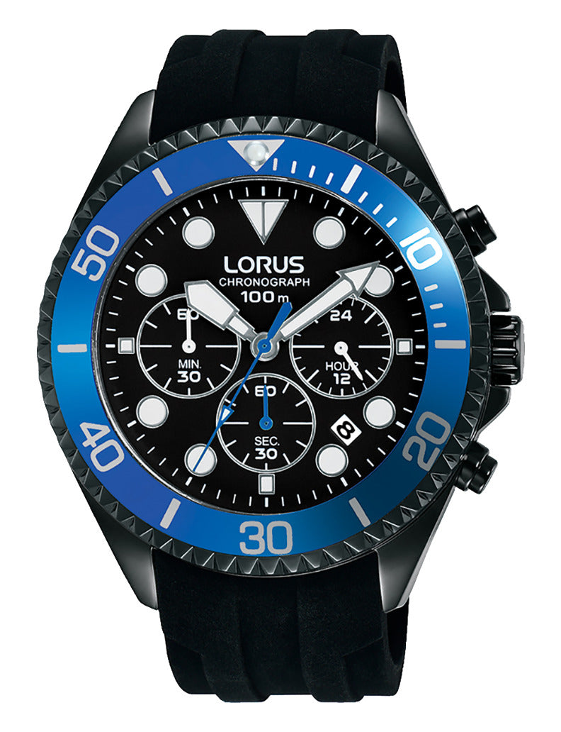 Lorus RT323GX9 Men's Quartz Watch (45MM) Black