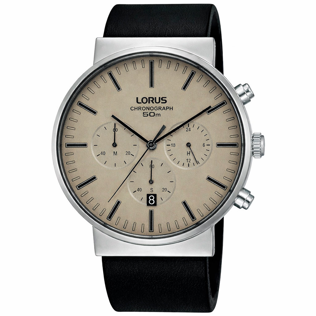 Lorus Men's Quartz Watch RT381GX9 (43mm) Black