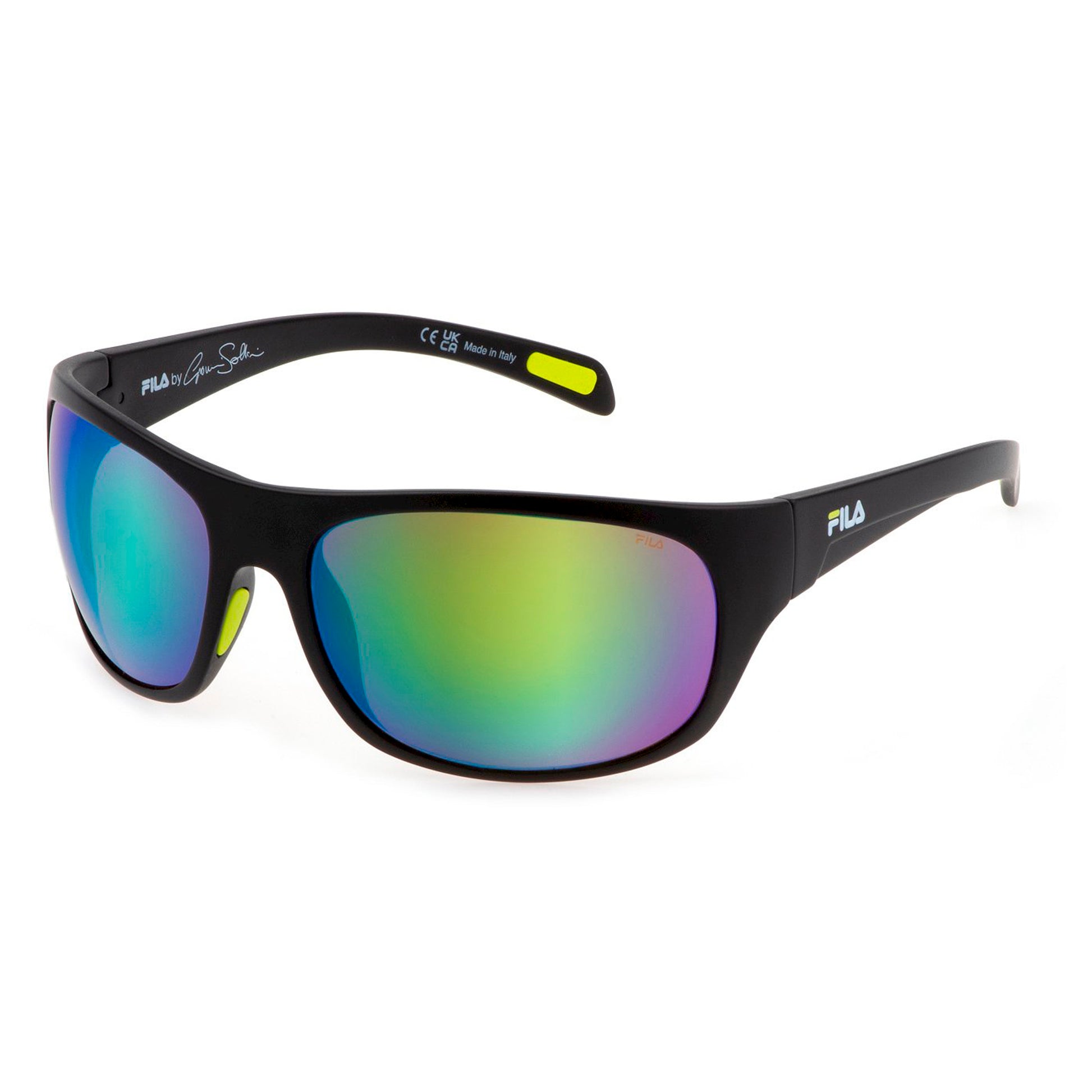 Fila Men's Sunglasses SFI514-64U28V with 64/17/130 mm Lens, Bridge, and Temple Dimensions