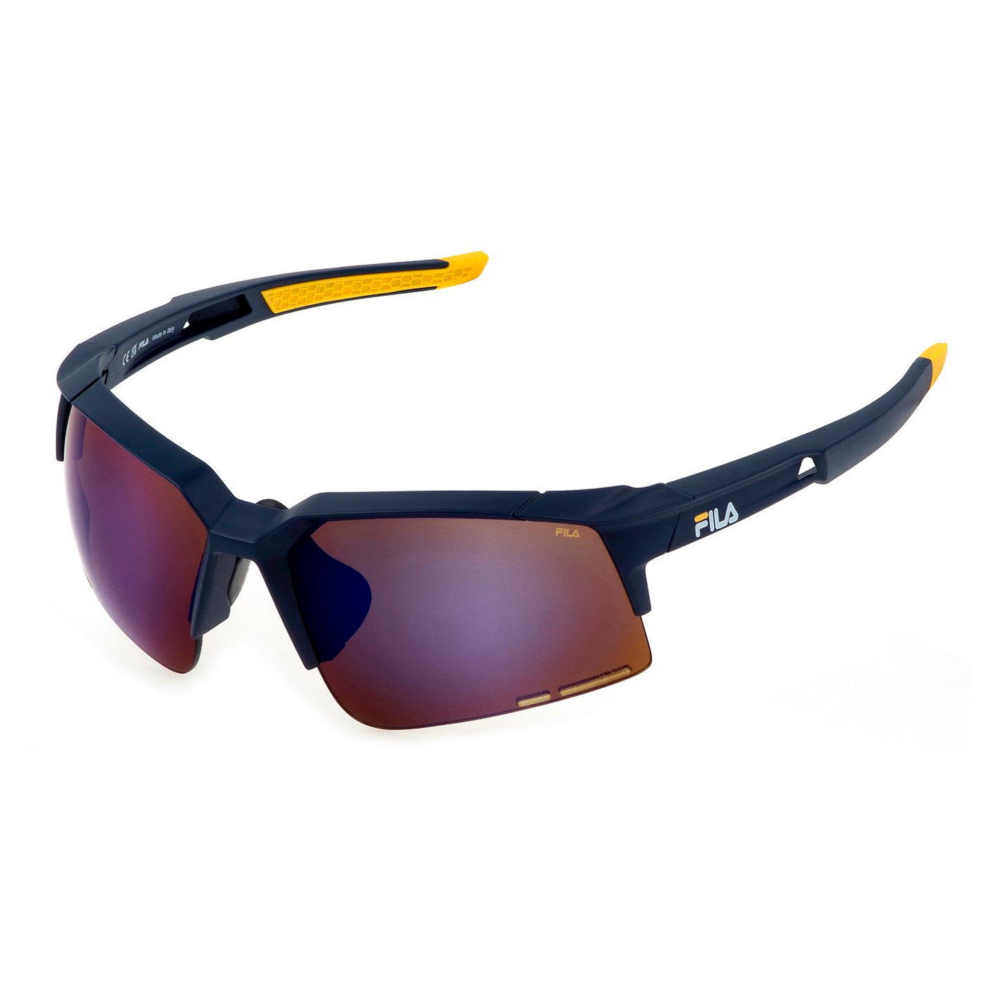 Fila Unisex Sunglasses SFI515-67U43B with 67mm Lenses, 10mm Bridge, and 130mm Temples