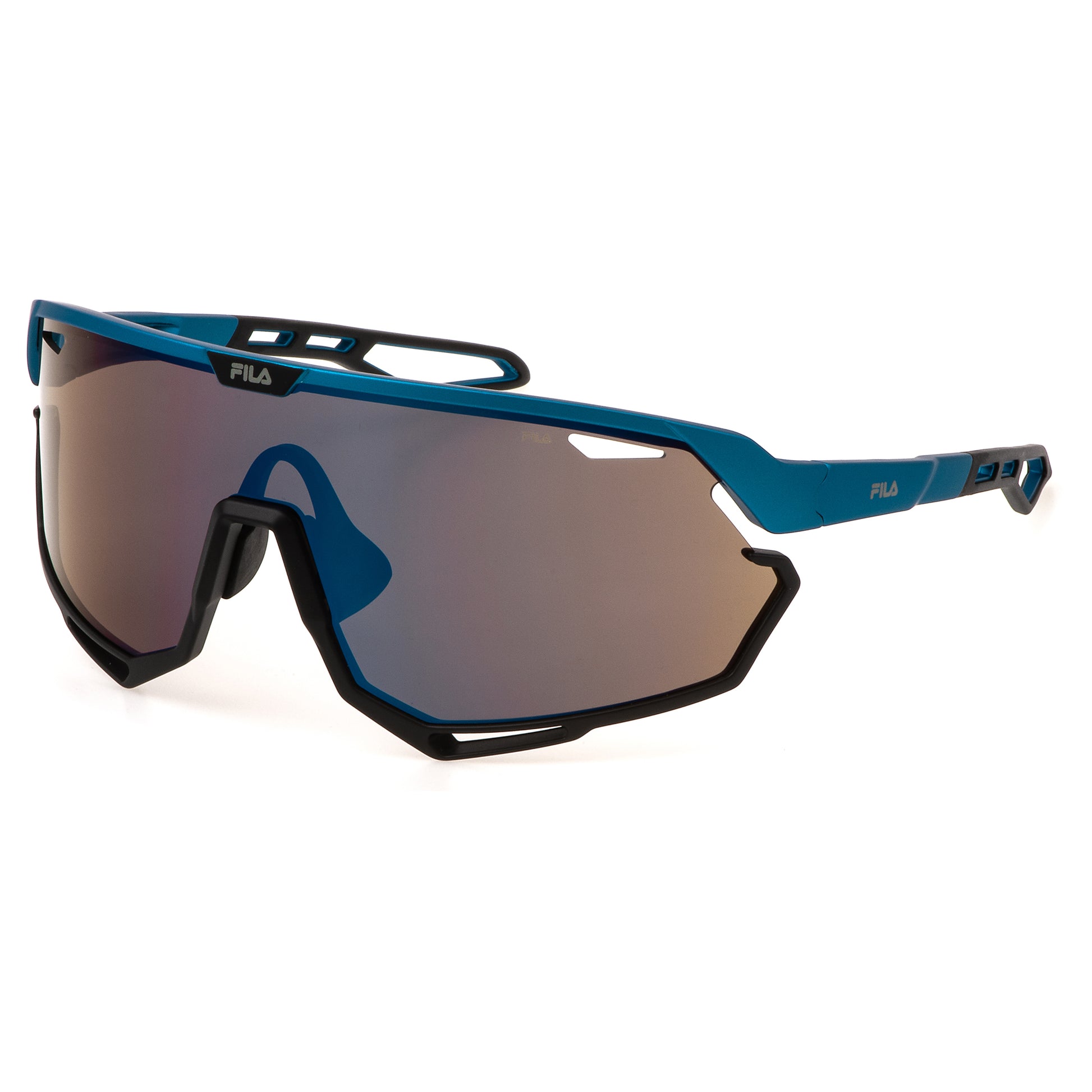 Fila Men's Sunglasses SFI722-630U28 with 63/14/130 mm Lens, Bridge, and Temple Dimensions